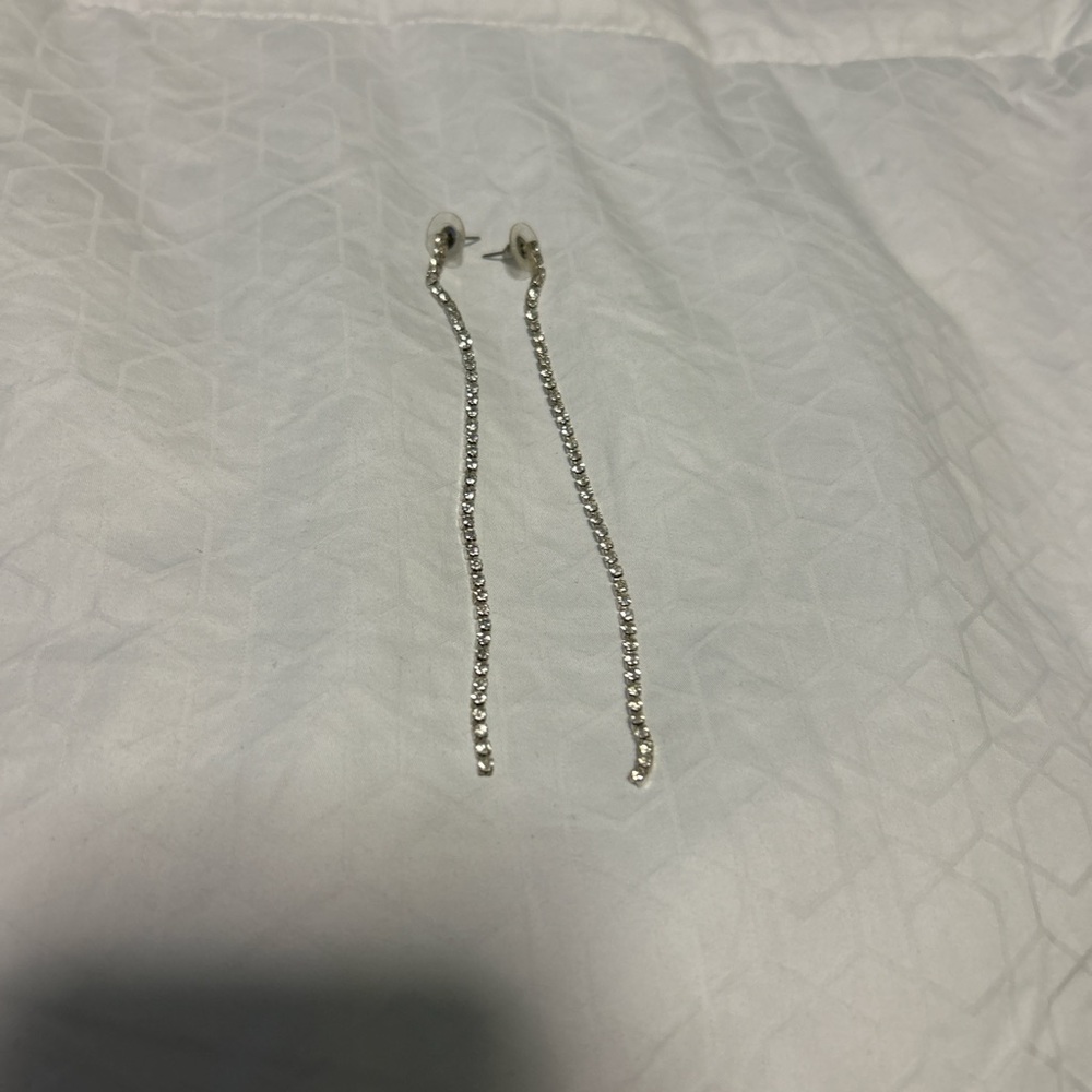 Elegant Silver Drop Earrings